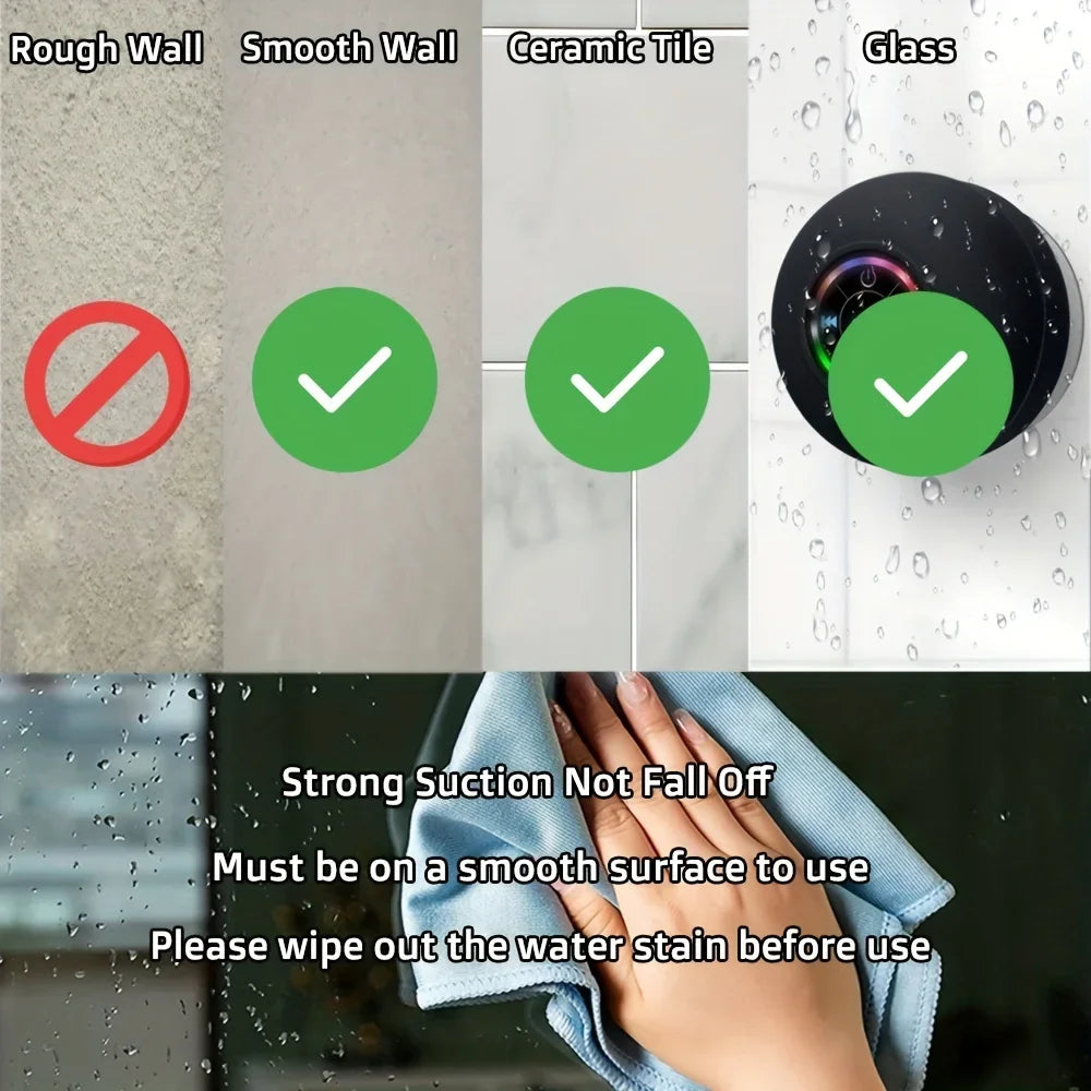 AquaBeat – Wasserdichter Bluetooth Duschlautsprecher